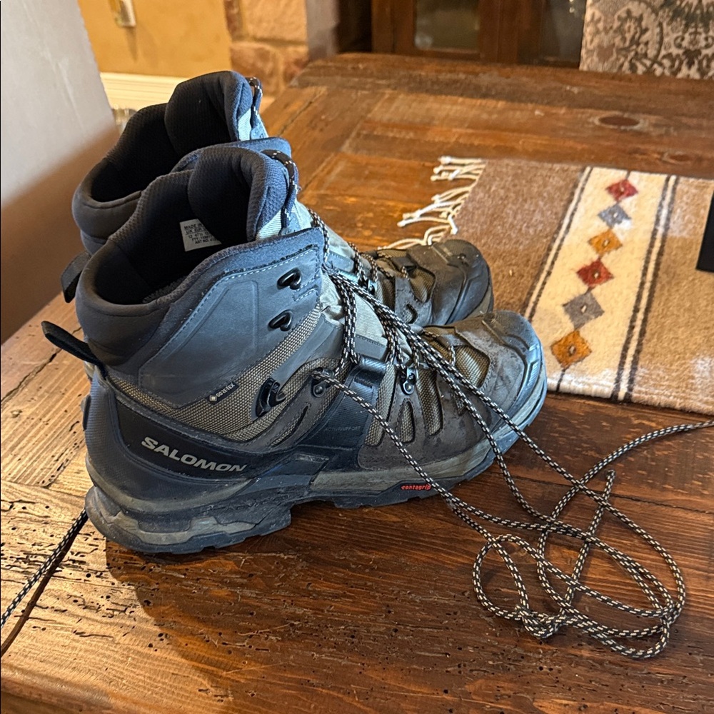 Salomon Dark Gray Hiking Boots